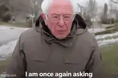 Bernie Sanders I am once again asking