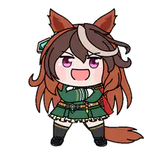 Chibi horse girl character