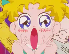 Sailor Moon shocked face