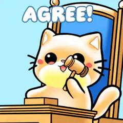Agree Cat Judge
