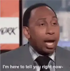 I'm here to tell you right now we don't care