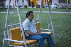 Pablo Escobar growing a belly