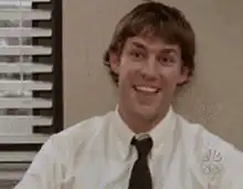 Jim Halpert excited thumbs up
