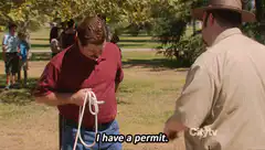 Ron Swanson I Have a Permit
