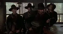 Django Unchained gang enters saloon