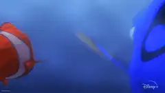 Dory tells Marlin to just keep swimming