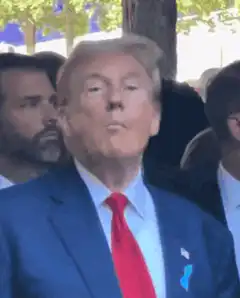 Donald Trump pointing finger