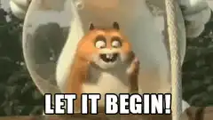 Hamster in ball let it begin