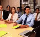 Jim Halpert smirks at camera