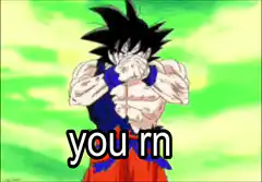 Goku transforms into Super Saiyan