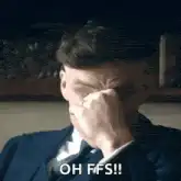 Tom Hardy facepalm oh ffs