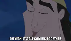 Jafar oh yeah it's all coming together