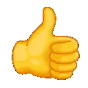 pixel art thumbs up emoji