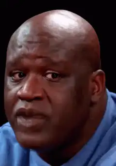 Shaquille O'Neal shocked face