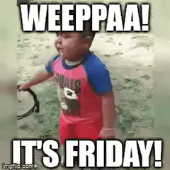 Crying Kid It's Friday