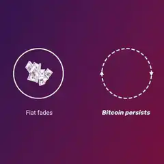 Fiat fades, Bitcoin persists