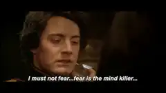 Paul Atreides recites the Litany Against Fear