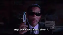 Agent Smith turns on the flash