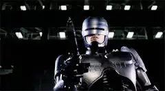 RoboCop fires his gun