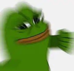 Pepe the Frog waving
