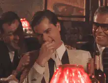Ray Liotta laughing uncontrollably