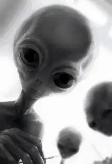 glowing eyed alien