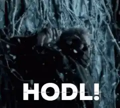Hodor holding on HODL