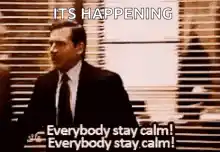 Michael Scott Everybody Stay Calm