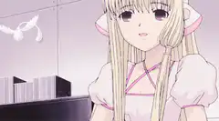 Yukari Yakumo closing eyes and hugging herself