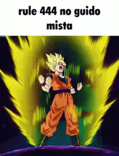 Super Saiyan Goku screaming