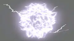 glowing purple energy sphere
