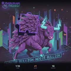 Nostr Bullish Puzzle Game