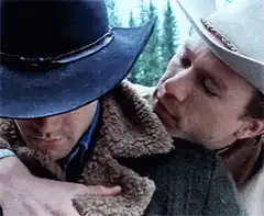 Edward Norton resting on James Franco