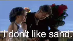 I don't like sand