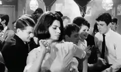 Woman dancing at a party