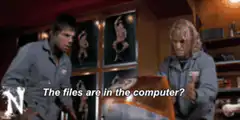 The files are in the computer?