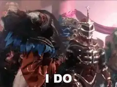 Rita Repulsa and Goldar I Do