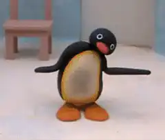 Pingu shrugging