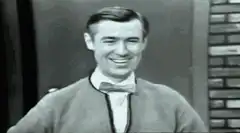 Mr. Rogers flips the bird