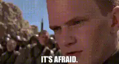 It's Afraid
