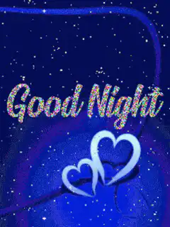Good Night hearts color changing