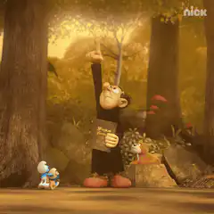 Gargamel gets electrocuted by magic book