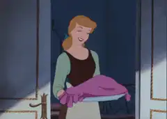 Cinderella gets buried in laundry