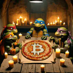 Teenage Mutant Ninja Turtles Bitcoin Pizza