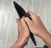 Empty wallet then disappointed face