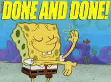 SpongeBob Done and Done