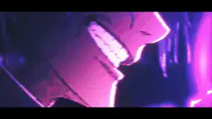 Sukuna smiling and laughing