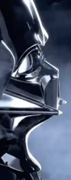 Darth Vader helmet close up