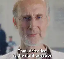 That detective is the right question