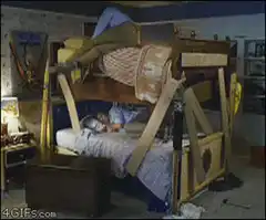 Bunk bed collapses on sleeping boy